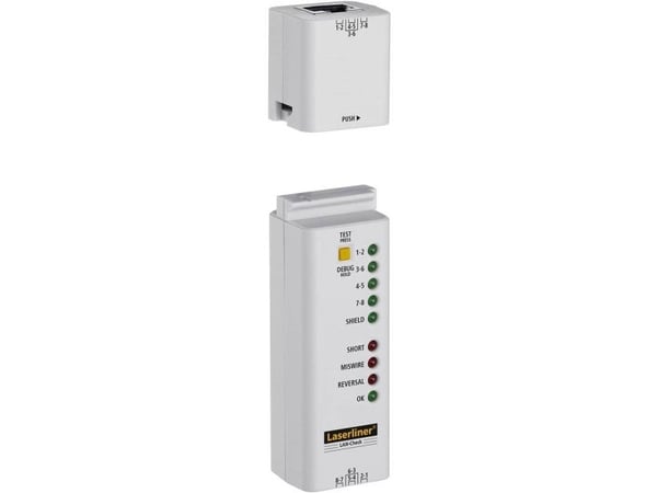 Laserliner LAN-Check, LR44, 1,5 V, 28 mm, 25 mm, 106 mm, 52 g