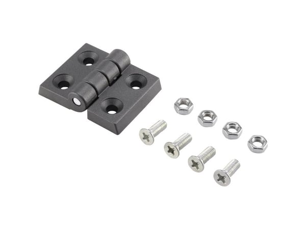 Basetech Gångjärn av plast 60x45x8mm 60 mm 60 mm 1 st
