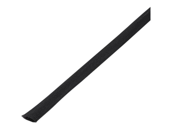 TRU COMPONENTS 1565451 CBBOX3037-BK Strømpeflexslange Sort PET 30 til 37 mm 5 m 5 m
