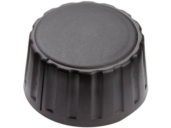 Mentor 4334.6000 Nuppi Musta (Ø x K) 36 mm x 18,5 mm 1 kpl 1 kpl