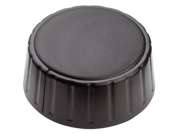 Mentor 4335.6000 Nuppi Musta (Ø x K) 48 mm x 19 mm 1 kpl 1 kpl