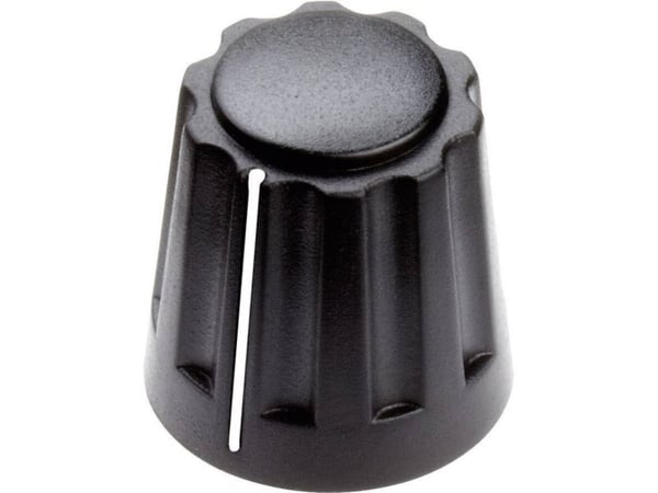 Mentor 4331.6001 Nuppi osoittimella Musta (Ø x K) 14,5 mm x 14 mm 1 kpl 1 kpl