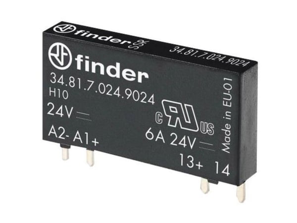 Finder Puolijohderele 34.81.7.005.9024 Kytkentäjännite (max.): 33 V/DC