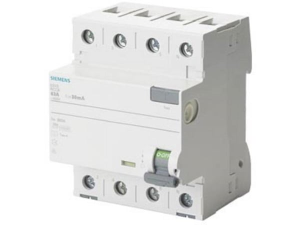 Siemens 5SV33466LA FI-turvakytkin 63 A 0,03 A 400 V 0,03 A 400 V