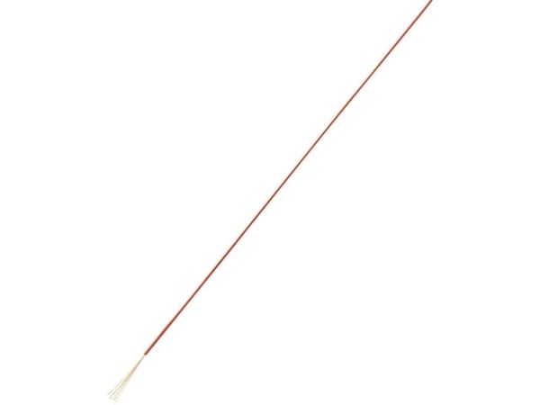 TRU COMPONENTS 1567857 Johdin LiFY 1 x 0,75 mm² Punainen 100 m