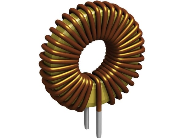Fastron TLC/10A-100M-00 TLC/10A-100M-00 Drosselspole Toroidal kjerne med radial ledning TLC/10A Rasterstørrelse 18 mm 10 µH 10 A 1 stk