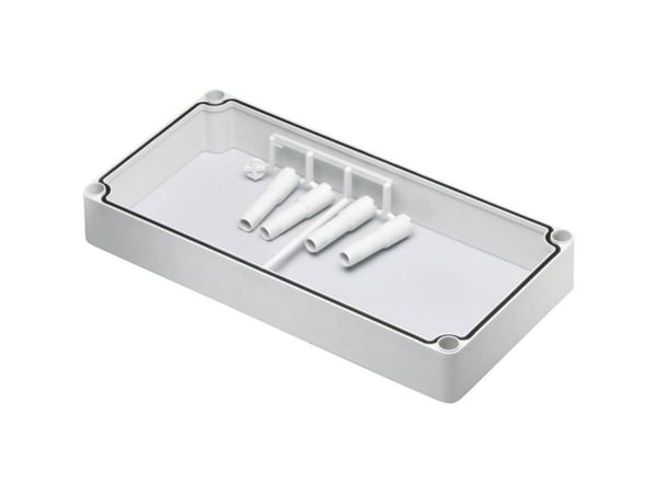 Fibox EKTZR Mellemramme (L x B x K) 560 x 280 x 50 mm Polykarbonaatti Gråhvid (RAL 7035) 1 stk