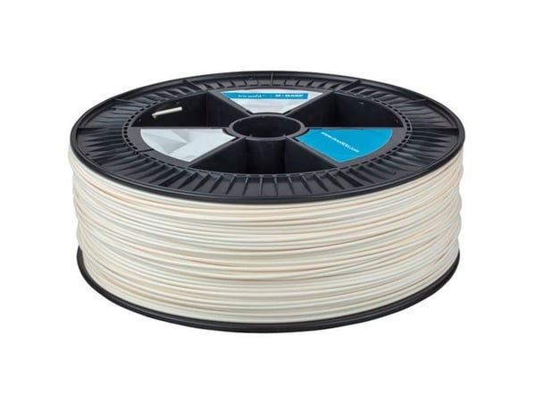 BEDROCK 3D PLA-0003b250 PLA hvit 2,85 mm 2.500 g (filament) - 1 stk.