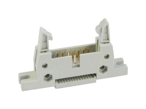 econ connect WS10SKVL, DIN 41651, Grå, Kopper, Termoplastisk polyester (PBT), 1000 V, 5000 mO, 3 A