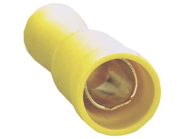 Sinuslive bil-HiFi rundtstifthylster sett med 10 stk. 6 mm² 6 mm forgylt