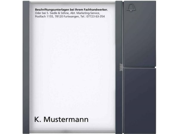 Tastaturmodul TM 612-1 AG antrasittgrå (210004997-00)