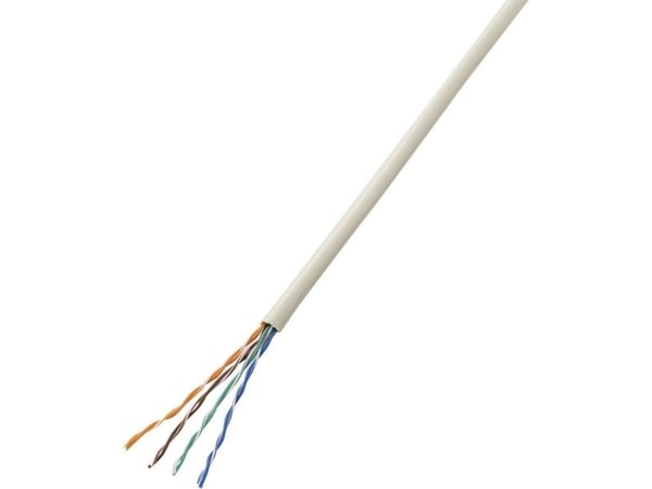 TRU COMPONENTS 1567183 Puhelinkaapeli J-Y(ST)Y 4 x 2 x 0,60 mm Grå 50 m