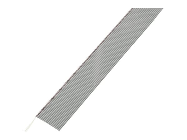 TRU COMPONENTS 1567185 flatkabel raster 1,27 mm 10 x 0,035 mm² grå 30,5 m