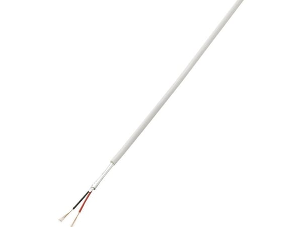 TRU COMPONENTS 1567173 Hälytyskaapeli LiYY 2 x 0,14 mm² Valkoinen 50 m
