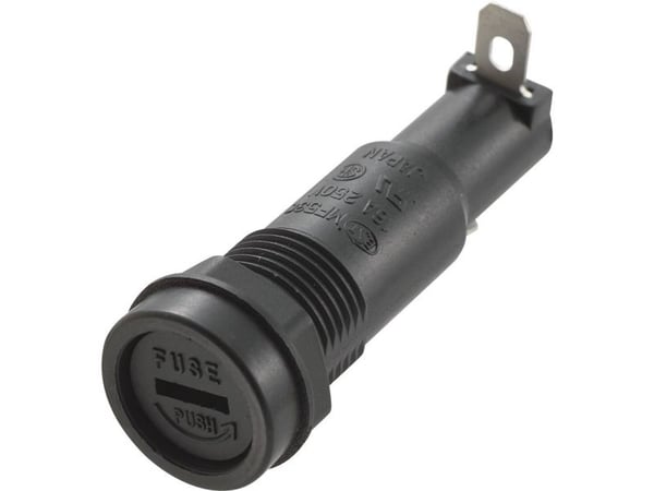 Sikringsholder passer til finsikring 6,3 x 32 mm 16 A 250 V/AC MF-530 1 stk.