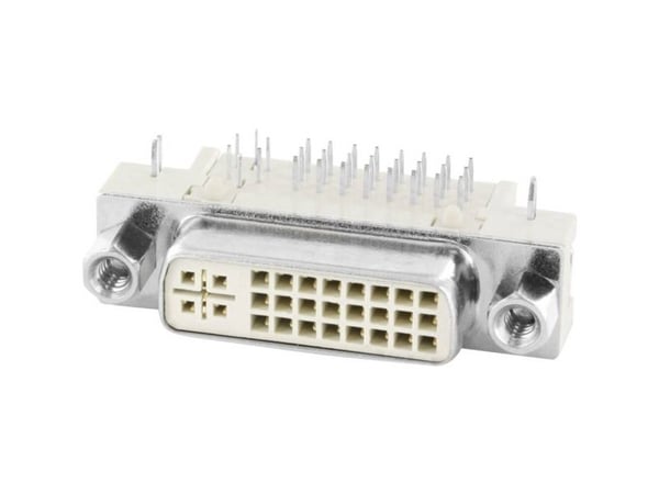 econ connect DVIAD1 DVI-kontakt for horisontal innbygging, pol: 29 beige (1 stk)