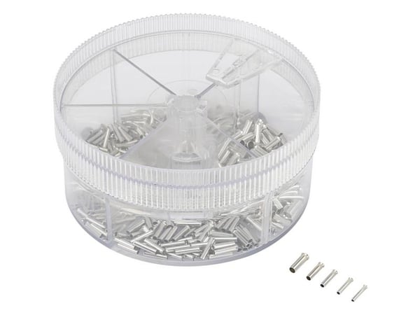 TRU COMPONENTS 739773 Kabelsko-sortimentti 0,50 mm² - 2,50 mm² Metalli 500 kpl