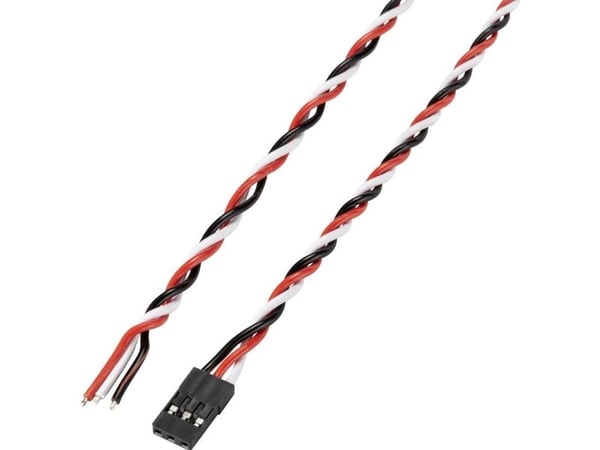 Reely servostøpselkabel 10 stk 30,00 cm 0,35 mm² tvunnet (RE-6992130)