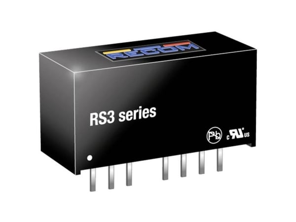 RECOM RS3-2412SZ/H3 DC/DC-omvandlare, print 12 250 mA 3 W, 1 utgång