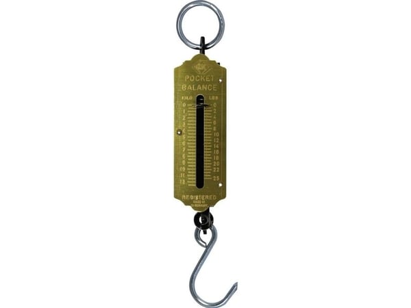 C.K T6202 025 fjærvekt T6202 025 veieområde 12.5 kg sort