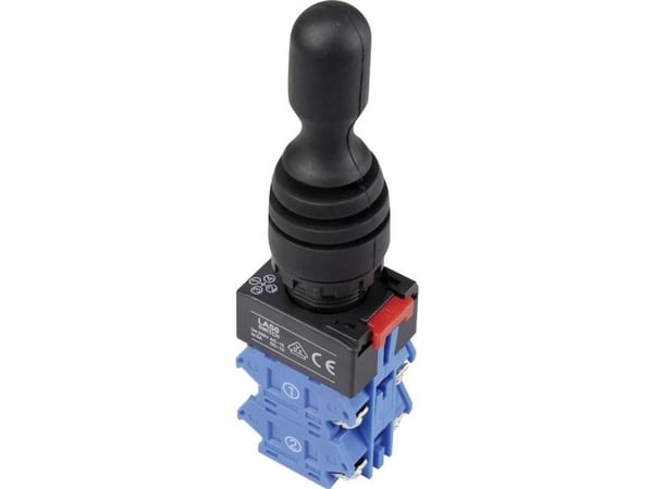 TRU COMPONENTS LAS0-K-40C41 joystick 250 V/AC - arm rett - skruer - IP67 - 1 stk