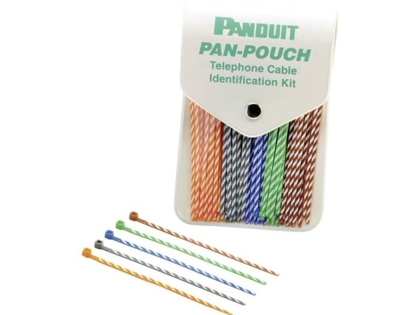 Panduit PP5X50F, Irtirepäistävä johdinside, Sininen, Ruskea, Vihreä, Harmaa, Oranssi, Valkoinen, 2,2 cm, 133 mm, 250 kpl