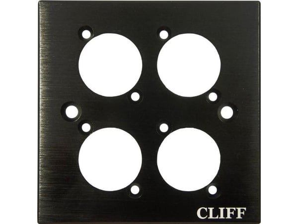 Cliff CP30500C Kiinnityslevy Musta 1 kpl