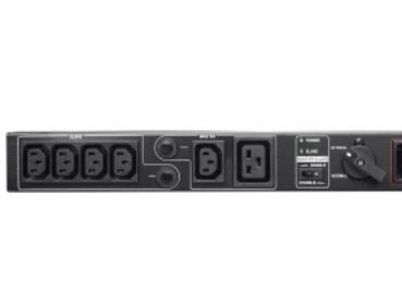 PowerWalker MBS - Förbikopplare (kan monteras i rack) - AC 208/220/230/240 V - utgångskontakter: 6 - 19" - svart - för PowerWalker VI 1000 RLP, VI ...