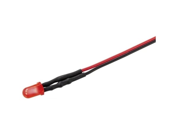 TRU COMPONENTS TC-9323300 LED-merkkivalaisin Punainen 12 V/DC 4000 mcd