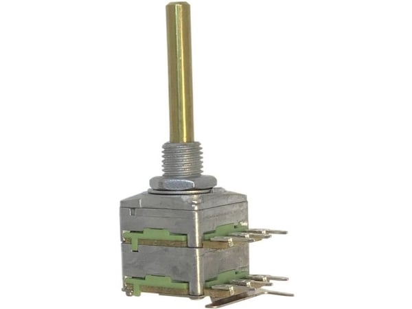 Potentiometer Service 63256-02400-4003/B2,5K Drejepotentiometer 1-gear Stereo 0.2 W 2.5 kOhm 1 stk