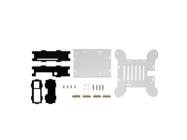 Whadda WPA505, Etui, Raspberry Pi, Raspberry Pi, Svart, Gjennomsiktig, Perspex, 100 mm