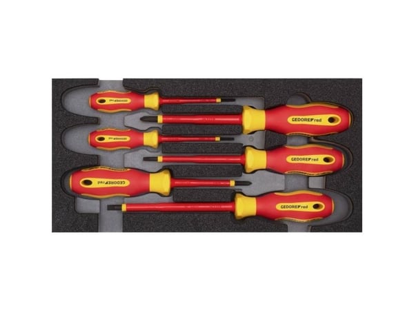 Gedore RED R22150016 skruvmejselsats VDE spår