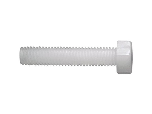 TOOLCRAFT 830237 sexkantskruv M3 20 mm utvändig sexkant DIN 933 plast/Polyamid 10 st