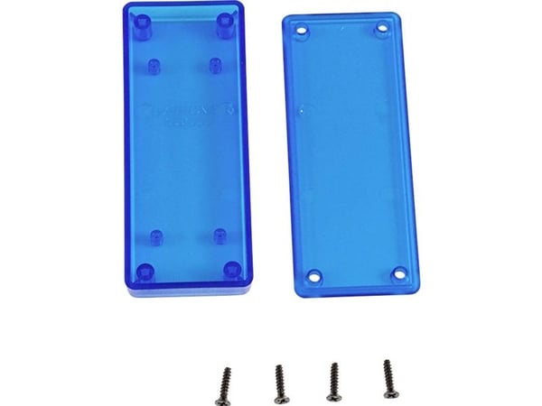 Hammond Electronics 1551UUTBU Universalkabinet 100 x 40 x 15 ABS Blå (läpinäkyvä) 1 stk 1 stk