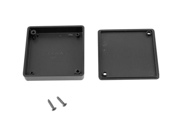 Hammond Electronics 1551TTBK universal-kabinett 60 x 60 x 15 ABS svart, 1 stk