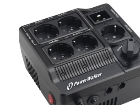 PowerWalker MBS - Kraftdistributionsenhet - AC 208/220/230/240 V - ingång: IEC 60320 C20 - utgångskontakter: 4 - svart