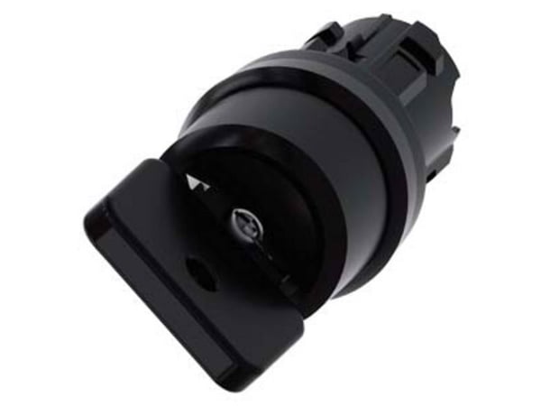 Nyckelomkopplare O.M.R. 22 mm rund plast svart