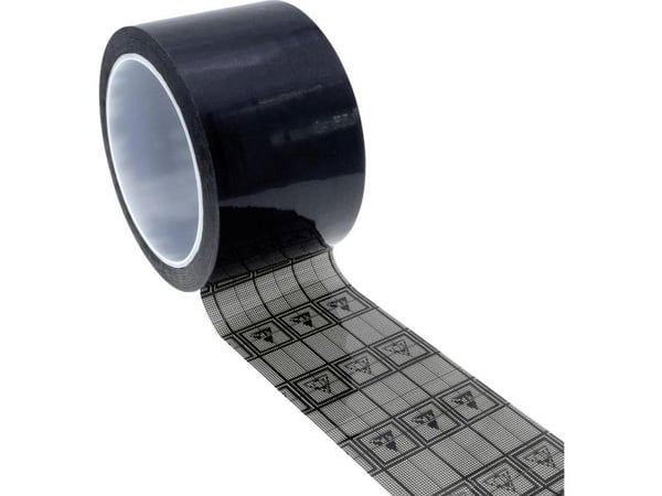Quadrios ESD-teip 33 m x 50 mm svart, transparent 1 stk (L x B)