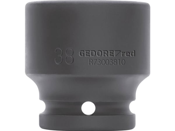 Gedore R83002711, Iskuhylsy, Musta, 1", Metrinen/brittiläinen, 25 mm, 1"