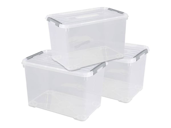 curver oppbevaringsbokser HANDY 65,0 l - 60,0 x 40,0 x 38,8 cm gjennomsiktig