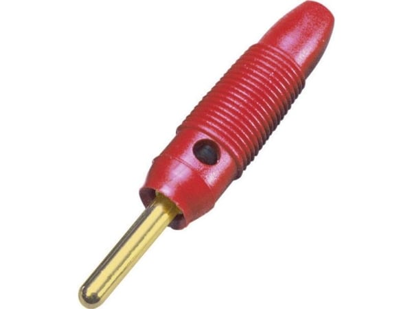 BKL Electronic 072149/G bananstik rett stift-diameter 4 mm rød 1 stk