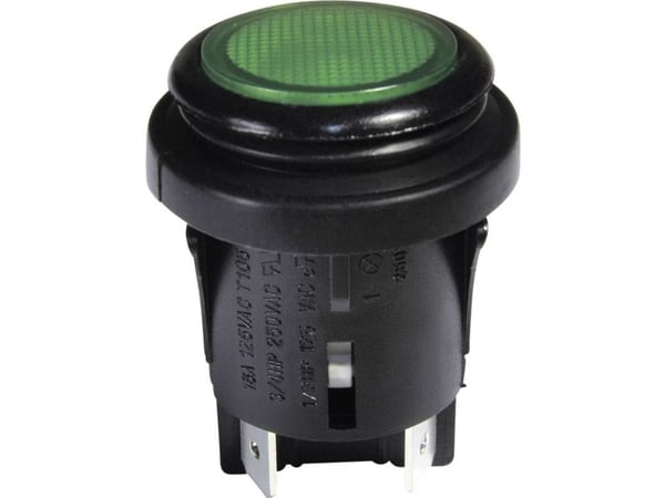 interBär inter BÄR Painekytkin 250 V/AC 16 A 2 x Off/(On) Tastende IP65 1 stk