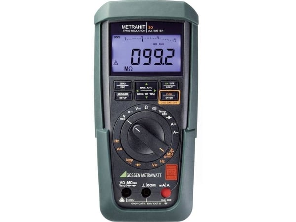 Gossen Metrawatt Metrahit Iso isolasjonsmåler 3.1 GO 50 V/100 V/250 V/500 V/1000 V