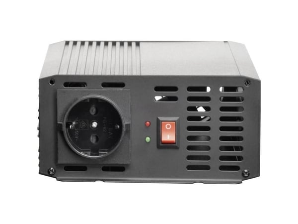 VOLTCRAFT vekselretter PSW 1000-12-G 1000 W 12 V/DC 10,5–15 V/DC skrueklemmer, jordet stikkontakt (PSW 1000-12-G)
