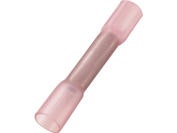 TRU COMPONENTS 739114 Crimpkonnektor Med krympeslange 0.50 mm² Helisoleret Rød 50 stk