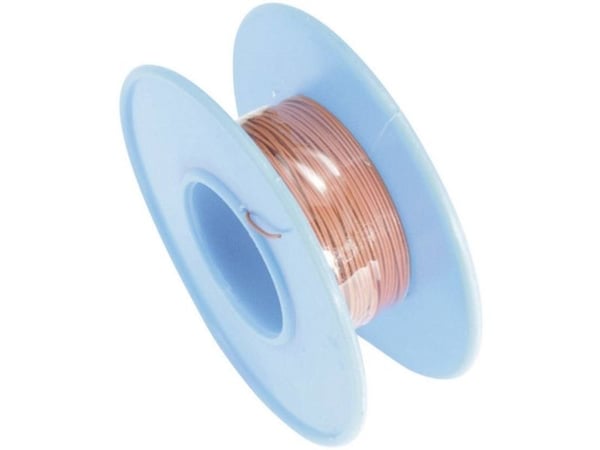 TRU COMPONENTS 1566845 lindningstråd Wire Wrap 1 x 0,13 mm² röd 15 m