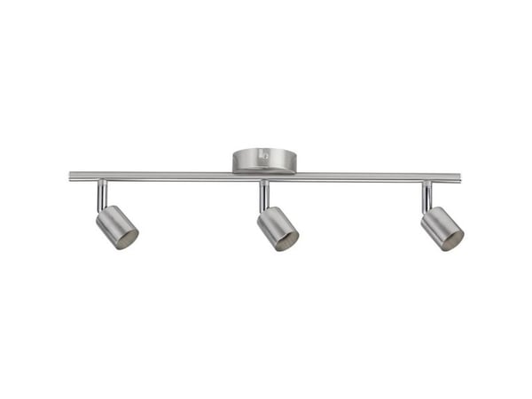 Paulmann Carolina, Overflateegnet, GU10, 3 ampuller, 30 W, 230 V, Nickel