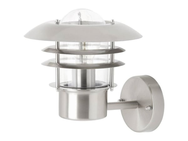Brilliant Terrence 45781/82 utendørs veggbelysning LED (RGB) E27 60 W rustfritt stål