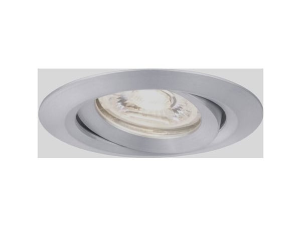 Paulmann 929.74, Rund, Tak/Vegg, Aluminium, Aluminium, Sykehus, Kontor, Utstillingslokale, IP23