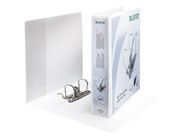 Leitz 180° - Presentationsspakvalvfil - ryggbredd: 65 mm - för A4 Maxi - kapacitet: 350 ark - vit